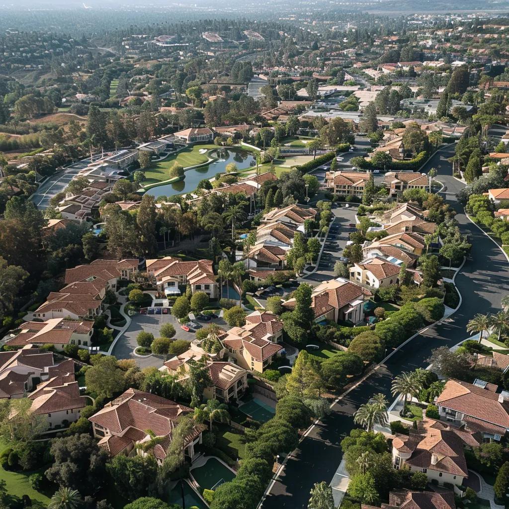 orange county california aerial